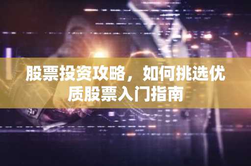 股票投资攻略，如何挑选优质股票入门指南