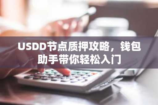 USDD节点质押攻略，钱包助手带你轻松入门