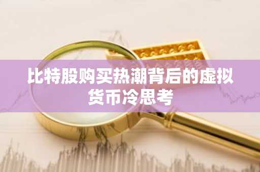 比特股购买热潮背后的虚拟货币冷思考