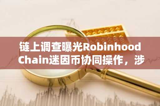 链上调查曝光Robinhood Chain迷因币协同操作，涉1843万美元资金提取