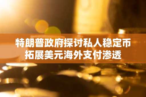 特朗普政府探讨私人稳定币拓展美元海外支付渗透