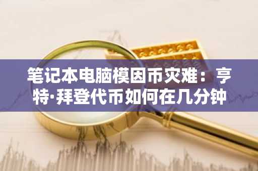 笔记本电脑模因币灾难：亨特·拜登代币如何在几分钟内暴跌98%