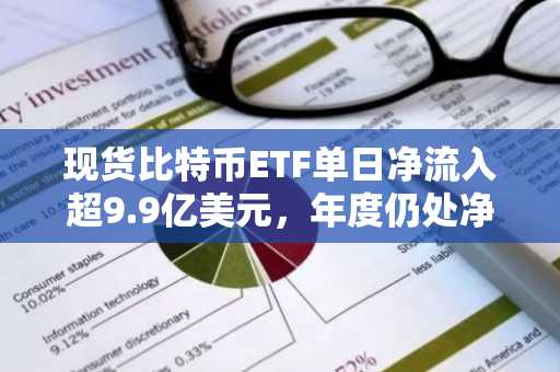 现货比特币ETF单日净流入超9.9亿美元，年度仍处净流出