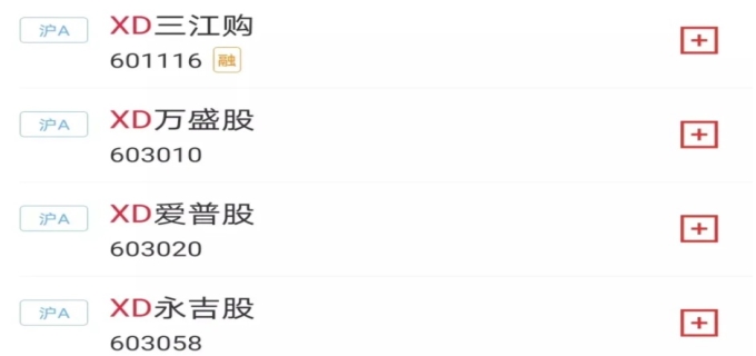 股票名称前面加xd是什么意思