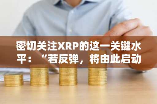 密切关注XRP的这一关键水平：“若反弹，将由此启动”