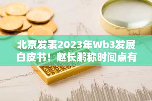 北京发表2023年Wb3发展白皮书！赵长鹏称时间点有趣 孙宇晨表示同意